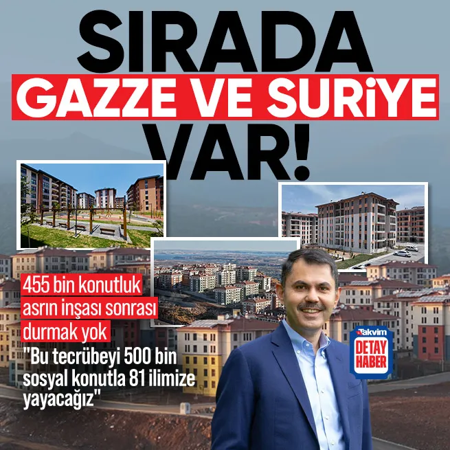 Bakan Kurumdan Hatayda yeniden inşa mesajı: Sırada Suriye ve Gazze var