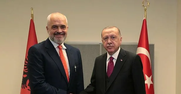 Başkan Erdoğan, Arnavutluk Başbakanı Rama’yı kabul etti