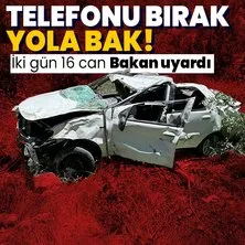 Kurban Bayramı tatilinin ilk 2 günü trafik kazalarında 16 kişi hayatını kaybetti! İçişleri Bakanı Ali Yerlikaya uyardı: Gözümüz cep telefonunda değil yolda olsun