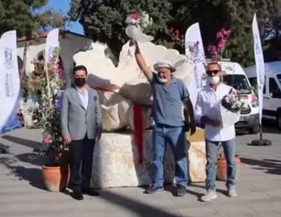 Bodrum Belediyesi’den yeni heykel açılışı
