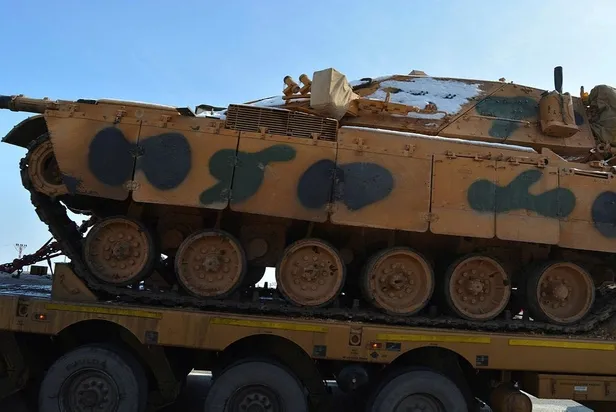 Son dakika haberi: Suriye sınırına tank sevkiyatı yapıldı-1