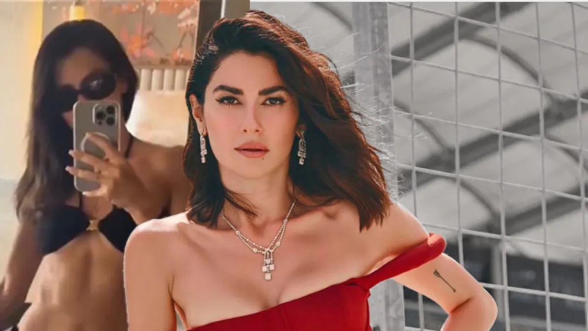 Nesrin Cavadzade sere serpe! Bikiniyle aynanın karşısına geçti: Karbonhidratı kestim