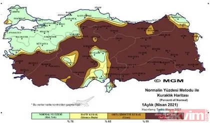 Türkiye’de 3 bölgede olağanüstü kuraklık! Meteoroloji güncel haritayı yayımladı
