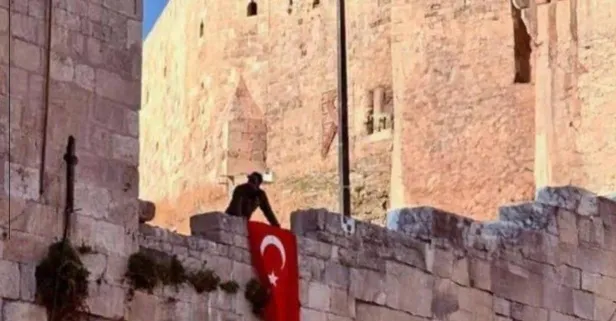 Halep Kalesi'ne çekilen Türk bayrağı kimleri rahatsız etti... Merdan Yanardağ ve DEM'li Gülistan Kılıç Koçyiğit'ten skandal sözler
