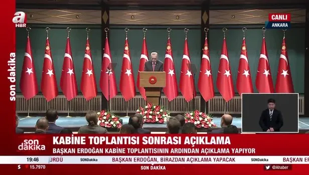 Başkan Erdoğan’dan Kabine Toplantısı sonrası önemli açıklamalar