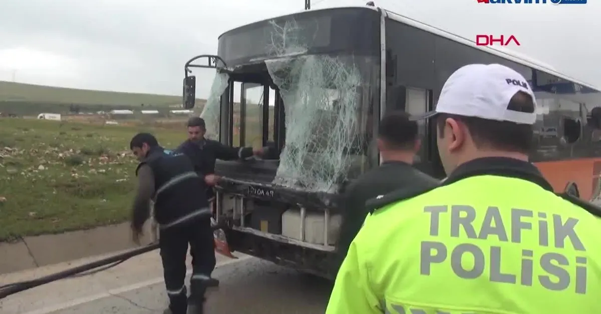 Gaziantep Te Otobus Devrildi 19 Yarali Var Takvim