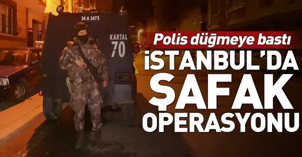 İstanbul’da şafak operasyonu! Çok sayıda gözaltı var