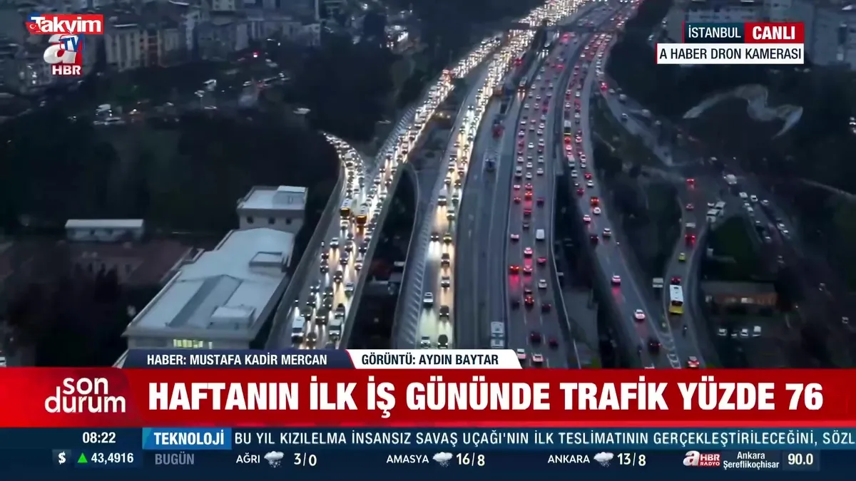 İstanbul trafiğinde "Okul" mesaisi!