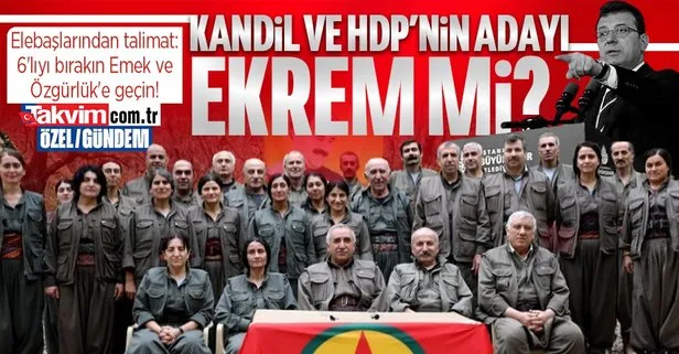 Kandil ve HDP’nin Cumhurbaşkanı adayı Ekrem İmamoğlu mu? Emek ve Özgürlük İttifakı’nda kimler var? Cemil Bayık ve Mustafa Karasu’dan talimat!