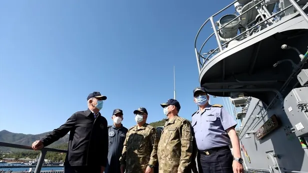 Son dakika: Başkan Erdoğan Denizkurdu-2021 Tatbikatı'na canlı bağlantıyla katıldı-6