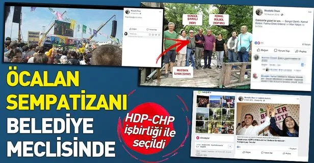 Öcalan sempatizanı CHP’li Mustafa İlhan belediye meclisinde