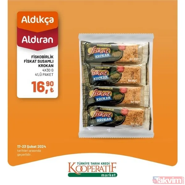 Tarım Kredi KATALOĞU 19-23 Şubat 2024 FİYAT LİSTESİ! Kooperatif market 32 üründe fiyatları indirdi! 2 katlı 6'lı kağıt havlu 54.90 TL... - 46