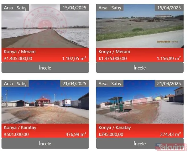 1 dönüm arsa 83 bin liraya satışta! Milli Emlak onlarca ilde arazi satıyor! - 5