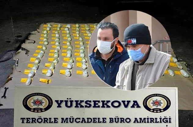 Hakkari'de 52 kilo patlayıcı ile yakalanan bomba kuryesi polisin dosyası kabarık çıktı!