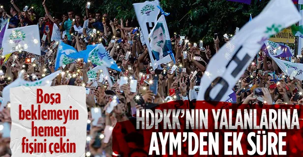 Anayasa Mahkemesi'nden kapatma davası için HDP'ye 60 günlük ek süre