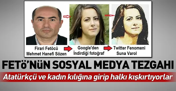 FETÖ'nün sosyal medya tezgahı ortaya çıktı! FETÖ trollü Suna Varol'un gerçek kimliği deşifre oldu