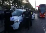Fatih'te polis aracı ile tramvay çarpıştı
