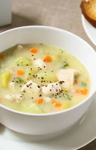 Sebzeli tavuk çorbası
