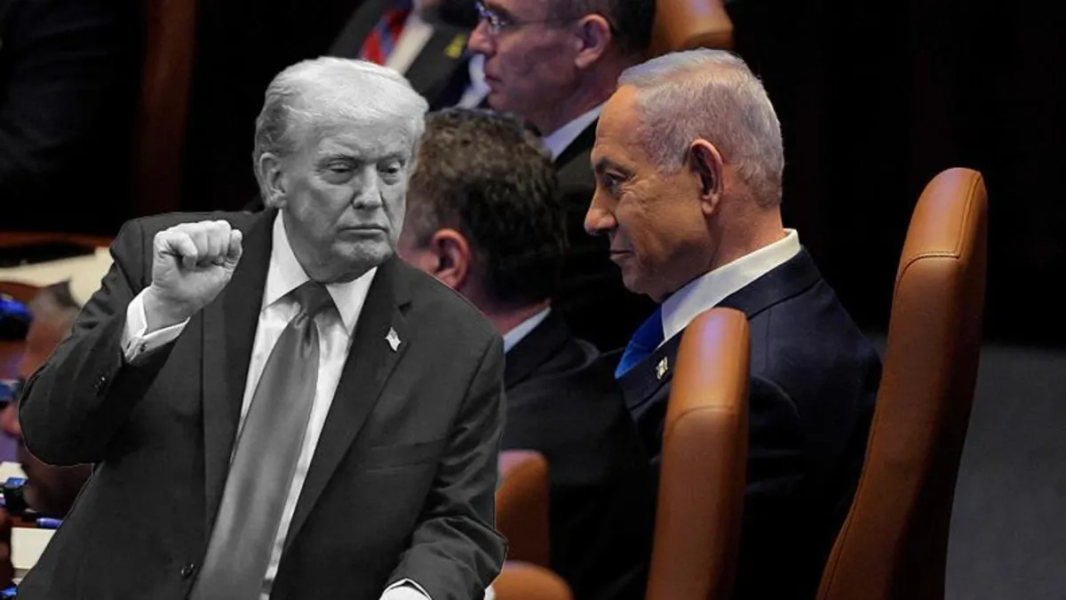 Trump'ın İsrail ziyaretine Filistin protestosu damga vurdu! Soykırım çetesinin suç ortaklarından hesap sorulacak