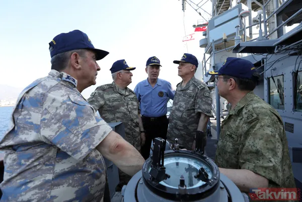 Bakan Akar ve komutanlardan Doğu Akdeniz çıkarması! - 10