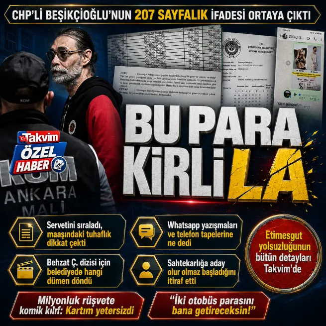 Erdal Beşikçioğlu’nun emniyet ifadesi ortaya çıktı! Yardımcısıyla 7 milyonluk şüpheli trafik... Rüşvete komik kılıf