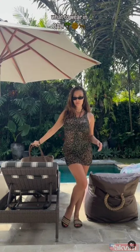 Mehmet Ali Erbil’in kızı Yasmin Erbil’den bikinili paylaşım! “Leopar kadını” Survivor Yiğit Poyraz’ın sevgilisinden havuz başı pozları - 7