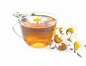 Dişlere papatya çayı