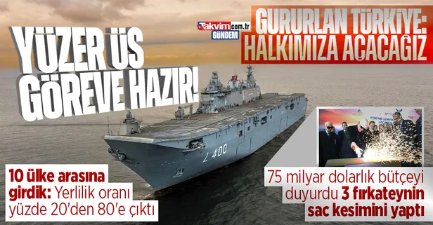 Başkan Erdoğan'dan dünyanın ilk SİHA gemisi TCG Anadolu'nun Teslim Töreni'nde önemli açıklamalar