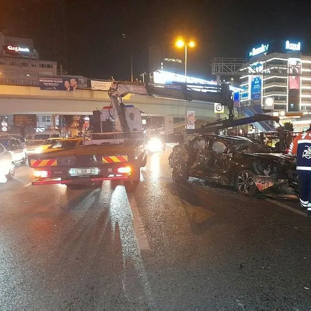 Şişli Zincirlikuyu’da zincirleme kaza