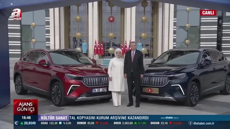 İlk TOGG Başkan Erdoğan’a!