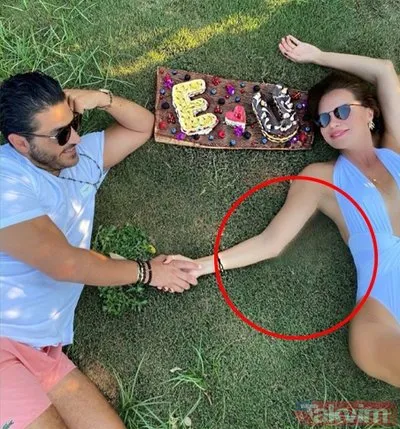 ebru salli beyaz mayokinili pozuyla