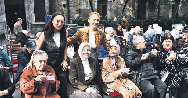 Ünlü isimlerden darülacezeye tatlı ziyaret!