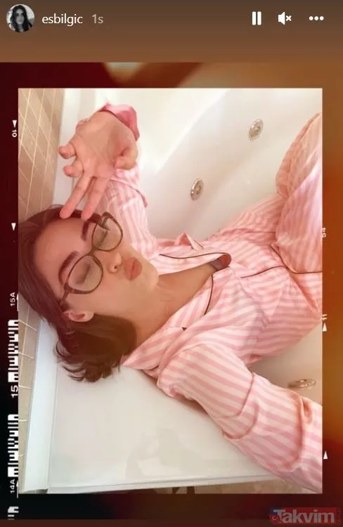 Esra Bilgiç banyodan paylaştı! Frikik veren Esra‘ya bakın sosyal medyayı salladı! Ramo ve Diriliş Ertuğrul’un yıldızı... - 8