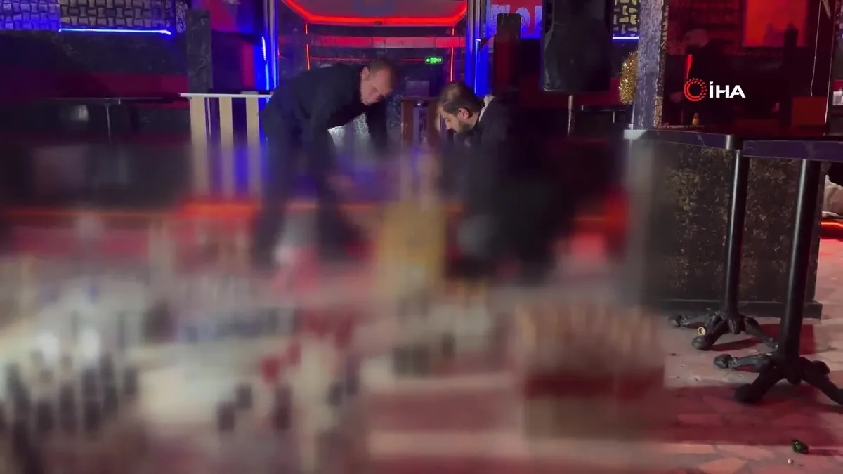 Avcılar'da sahte içki baskını!