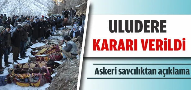 Uludere’de kritik gelişme