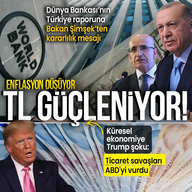 Dünya Bankası büyüme tahminlerini açıkladı! Türkiye için güzel küresel ekonomi için kötü haber | Hazine ve Maliye Bakanı Mehmet Şimşekten açıklama