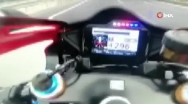 Hız yapan motosiklet sürücüsü kendi ölümünü kaydetti! Kaza anı kamerada-3