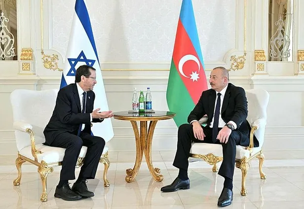 İsrail Cumhurbaşkanı Herzog Azerbaycan'da! İki ülke arasında imzalar atıldı-3