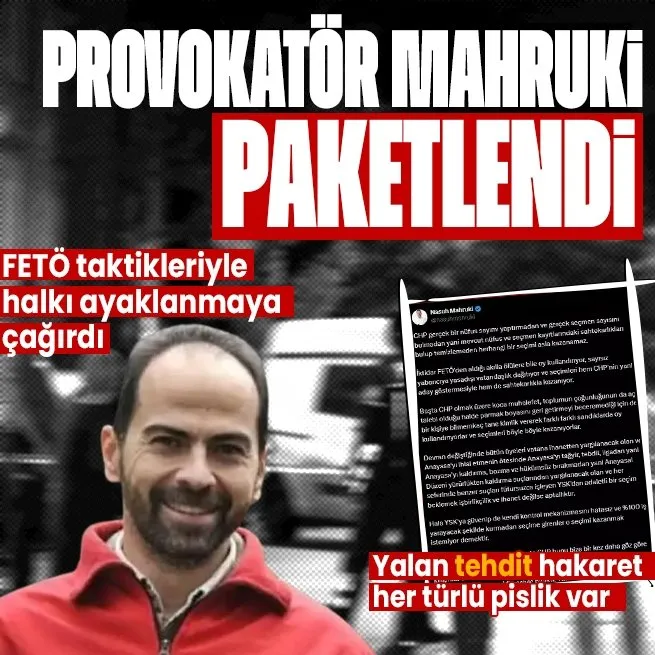 Provokatör Nasuh Mahruki gözaltına alındı