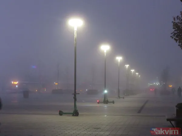 SON DAKİKA: İstanbul sis durumu! Megakent sis altında kayboldu - 30