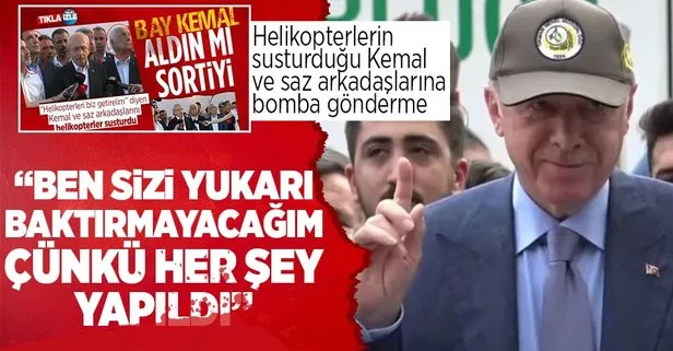 Başkan Erdoğan’dan Kılıçdaroğlu’na gönderme