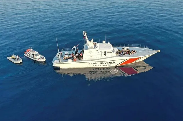 Son dakika: Bodrum’da 102 göçmen yakalandı