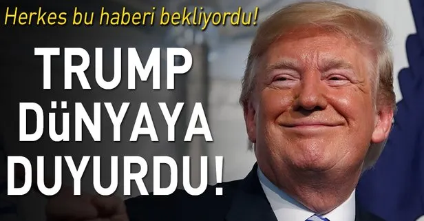 Trump açıkladı! 12 Haziran'da...