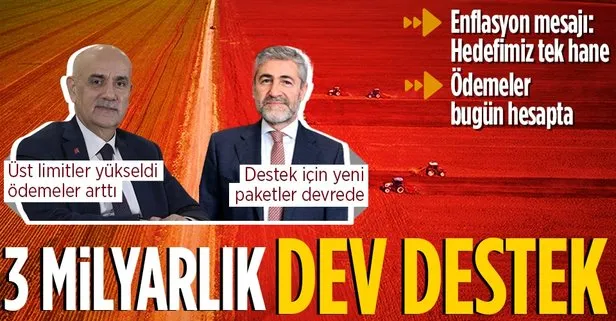 Tarımın geleceği masada! Bakan Nebati ve Bakan Kirişci’den çok önemli açıklamalar! Enflasyon ve destek mesajları