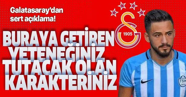 Galatasaray’dan Tuzlaspor maçında yaşananlar hakkında açıklama: Canımızı en çok acıtan Hande Sümertaş’a yapılan çirkin saldırıdır