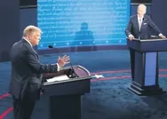 HeyeJoenlı düello! Trump rakibi Joe Biden ile ilk kez kameralar önünde