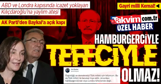 CHP'den istifa eden Aslı Baykal'dan Kılıçdaroğlu'na yaylım ateşi: Özgürlük ABD hamburgercisi ve Londra tefecisiyle olmaz