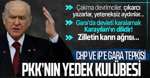 Son dakika: MHP Lideri Devlet Bahçeli’den CHP ve İYİ Parti’ye Gara tepkisi: PKK’nın yedek kulübesi
