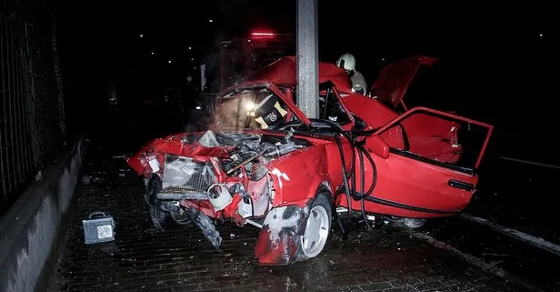 Araç kontrolden çıktı, sürücü araçtan fırladı! Bursa’da korkunç kaza
