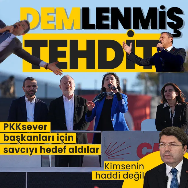 Ekrem İmamoğlu ve Özgür Özelin DEMle bir olup savcı Akın Gürleki tehdit etmesine Adalet Bakanı Yılmaz Tunçtan sert tepki